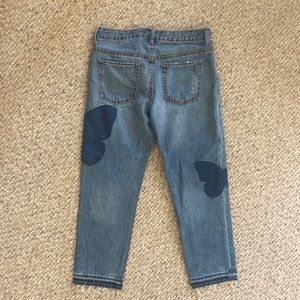 Denim butterfly jeans - NWOT